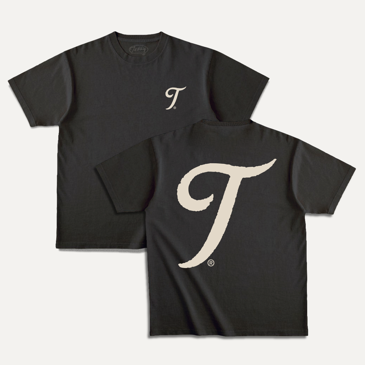 Monogram T Shirt - Faded Black